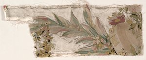 Coverlet Fragment, ca. 1760-1770.