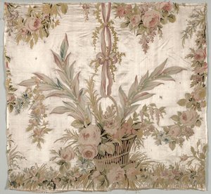 Coverlet Fragment, ca. 1760-1770.