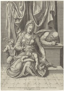 Helig familj med Johannes Döparen av Philippe de Soye