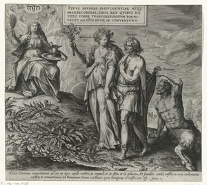 Allegorie över boetedoening en berouw Boetedoening en berouw in het Oude Testament en het Nieuwe Testament (serietitel) Typen av gudomlig övergivenhet och barmhärtighet mot dem som av hela sitt hjärta ångrar sin överträdelse och vänder sig till Gud