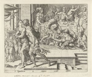 Absaloms hämnd Historia om Tamar och Amnon (serietitel) av Philips Galle