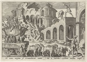 Kaldeerna plundrar Jerusalems tempel The Days of Doom för det judiska folket (serietitel)