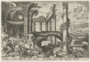 Noahs fylleri The Days of Doom of the Jewish People (serietitel) av Philips Galle