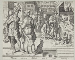 Jonadab ger Amnon rådgivning av Philips Galle