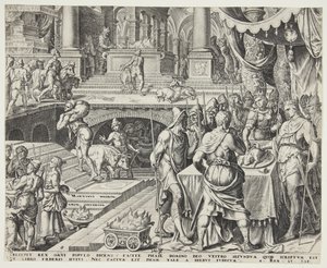 Josiah firar påsk av Philips Galle