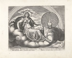 Himmel Aer (titel på objekt) De fyra elementen (serietitel) av Philips Galle