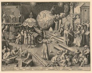 Måttlighet (Temperantia), blad 7 ur serien ”De sju dygderna” av Philips Galle