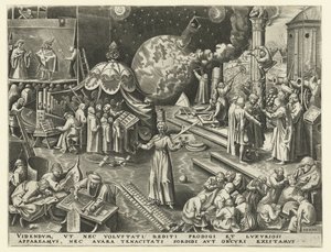 nykterhet Temperance (titel på objekt) De sju dygderna (serietitel) av Philips Galle