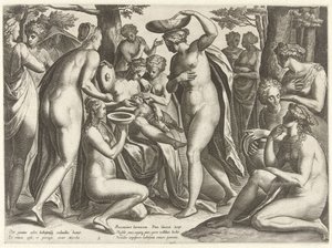 Utbildning av Adonis The Story of Adonis (serietitel) av Philips Galle