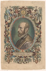Porträtt av Abraham Ortelius av Philips Galle