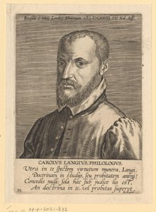 Porträtt av Charles de Langhe