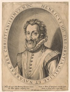 Porträtt av Henrik IV, kung av Frankrike av Philips Galle