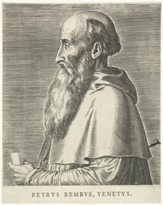 Porträtt av Pietro Bembo av Philips Galle