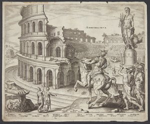 Colosseum i Rom av Philips Galle