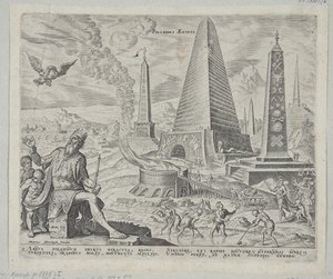Egyptens pyramid av Philips Galle
