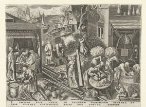 Varning Prudentia (titel på objekt) De sju dygderna (serietitel) av Philips Galle
