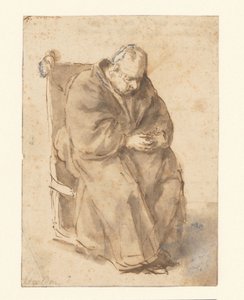 Joost van den Vondel, sittande