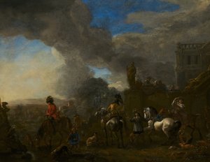 Falkjakt av Philips Wouwerman