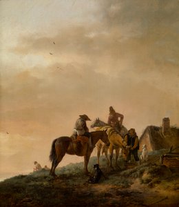 En ryttares rast av Philips Wouwerman
