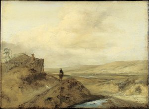 Ryttare i dynerna av Philips Wouwerman