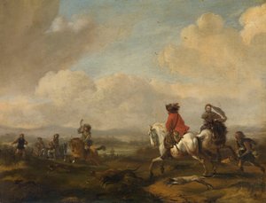 The Drive av Philips Wouwerman