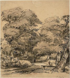 En stig i skogen av Philips de Koninck