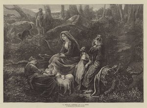 A Highland Pastoral, i utställningen av Royal Academy