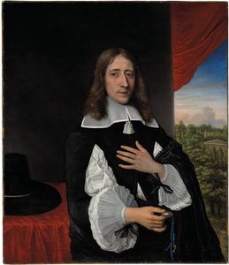 Porträtt av professor Franciscus Van Schooten, 1656