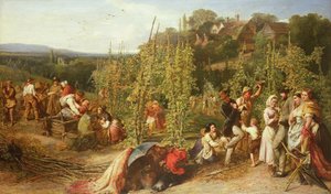 Livet i humleträdgården, 1859 av Phoebus Levin