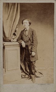 Porträtt av kompositören Louis Diémer 1843-1919, ca. 1875. av Photo studio Alphonse and Cie.