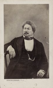 Författaren Alexandre Dumas far 1802-1870, 1870. av Photo studio Duroni and Murer.