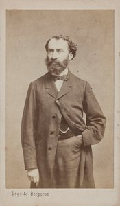 Porträtt av kompositören Prosper Pascal 1825-1880, ca. 1875. av Photo studio Legé and Bergeron.