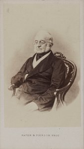 Porträtt av greve Karl Robert Nesselrode 1780-1862, ca 1860. av Photo studio Mayer and Pierson.