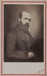 Porträtt av Henri Murger 1822-1861, 1861.