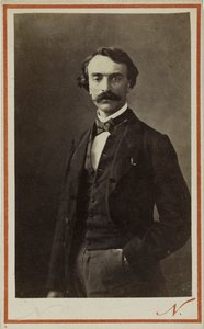 Porträtt av Jean-Léon Gérôme 1824-1904, ca. 1870. av Photo studio Nadar.