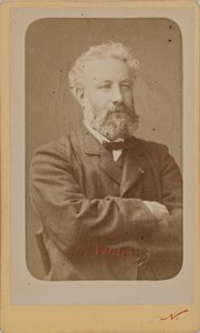 Porträtt av Jules Verne 1828-1905, ca. 1870.