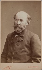 Porträtt av Octave Feuillet 1821-1890. av Photo studio Nadar.