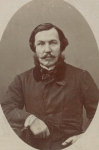 Porträtt av pianisten och kompositören Alfred Quidant 1815-1893. av Photo studio Nadar.