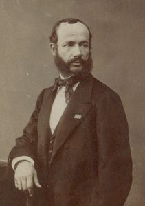 Porträtt av violinisten och kompositören Henri Vieuxtemps 1820-1881, 1870-talet.