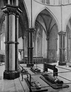 Interiör av Temple Church, City of London, c1905 1906