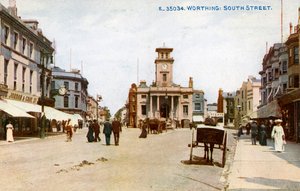 South Street, Worthing, Sussex, ca 1900-talet.
