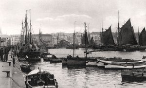 The Barbican, Plymouth, Devon, tidigt 1900-tal.