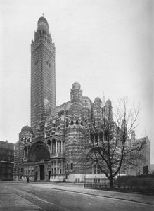 Den romersk-katolska katedralen i Westminster, London, 1911