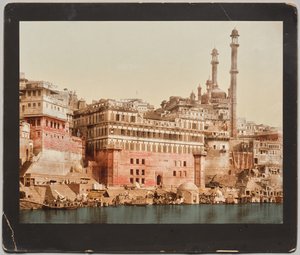 Indien. Benares. Aurangzebs moské, efter ett foto av Dr. Kurt Boeck