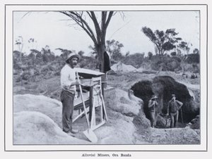 Alluvial Miners, Ora Banda (s/v foto) av Photographer Australian