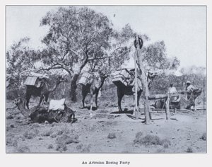 An Artesian Boring Party (s/v foto) av Photographer Australian