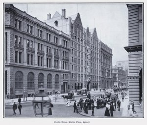 Challis House, Martin Place, Sydney (s/v foto) av Photographer Australian