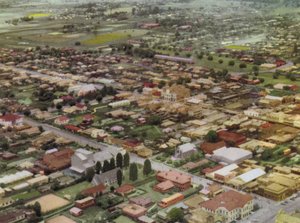 Queensland, Australien: Toowoomba från luften (foto)