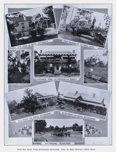 Några statliga institutioner i New South Wales under State Children