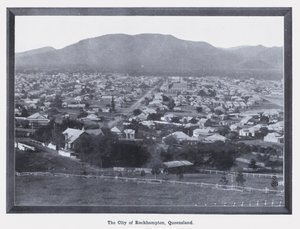 The City of Rockhampton, Queensland (s/v foto) av Photographer Australian